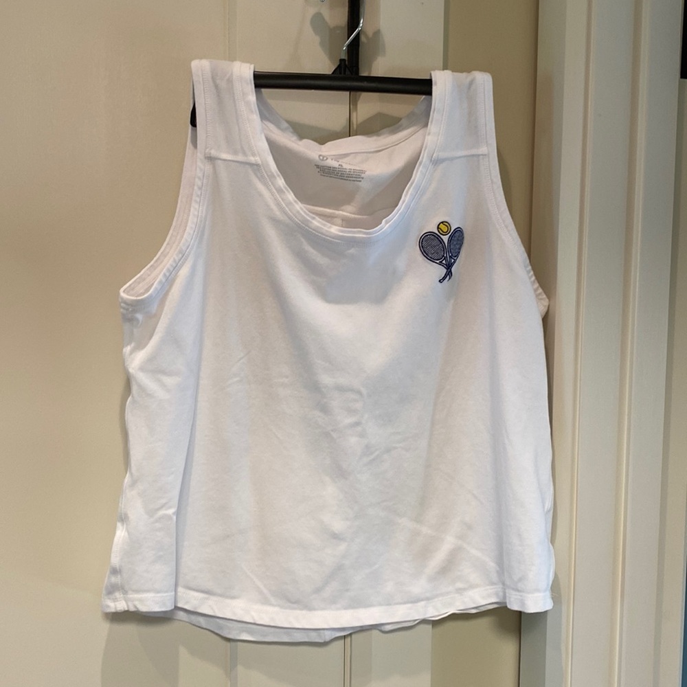 T by Talbots tennis tank. Size xl. EUC.